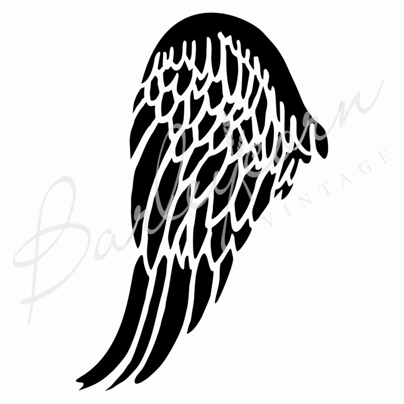 Angel Wing Stencil Printable Inspirational Fs51 Angel Wing Stencil Size A4 Stencils