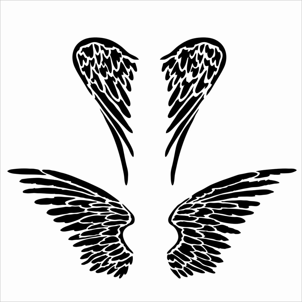 Angel Wing Templates Awesome Tcw 6x6 Template Angel Wings