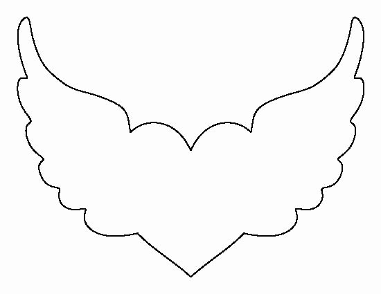 Angel Wing Templates Inspirational Angel Wing Cut Out Template Crafts the O Jays and Wings