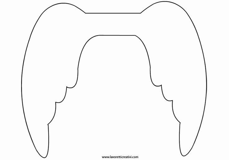 Angel Wing Templates Printable Awesome Shape Алі 1 Anjelikovia Pinterest