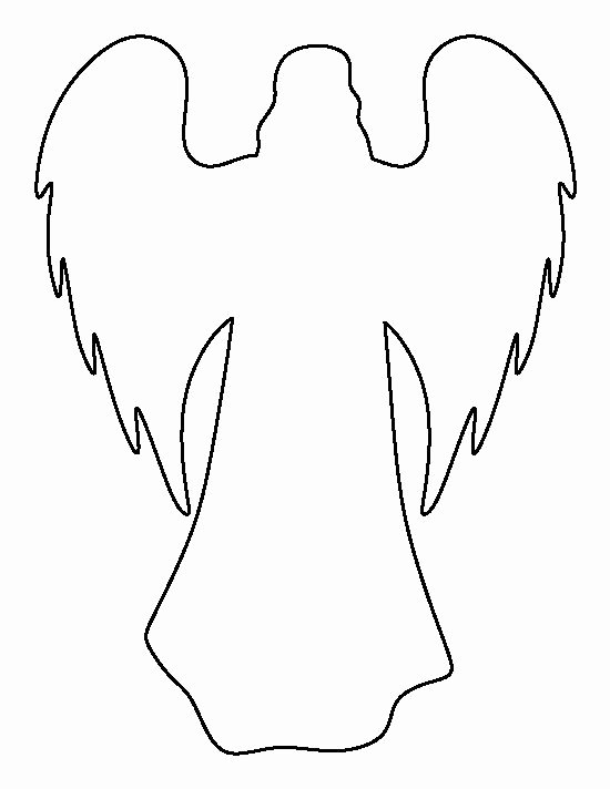 Angel Wing Templates Printable New Angel Pattern Use the Printable Outline for Crafts