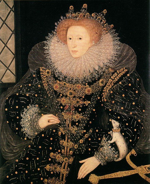 Animal Imagery In the Pearl Elegant 1585 &quot;ermine&quot; Portrait by Nicholas Hilliard Hatfield