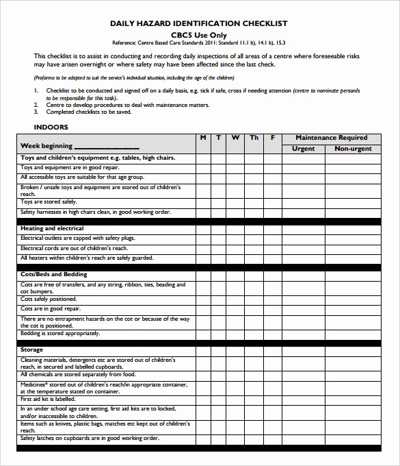 Apartment Maintenance Checklist Template Awesome Checklist Template – 38 Free Word Excel Pdf Documents