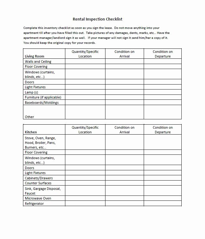 Apartment Maintenance Checklist Template Best Of Apartment Maintenance Checklist forms Nice Apartement