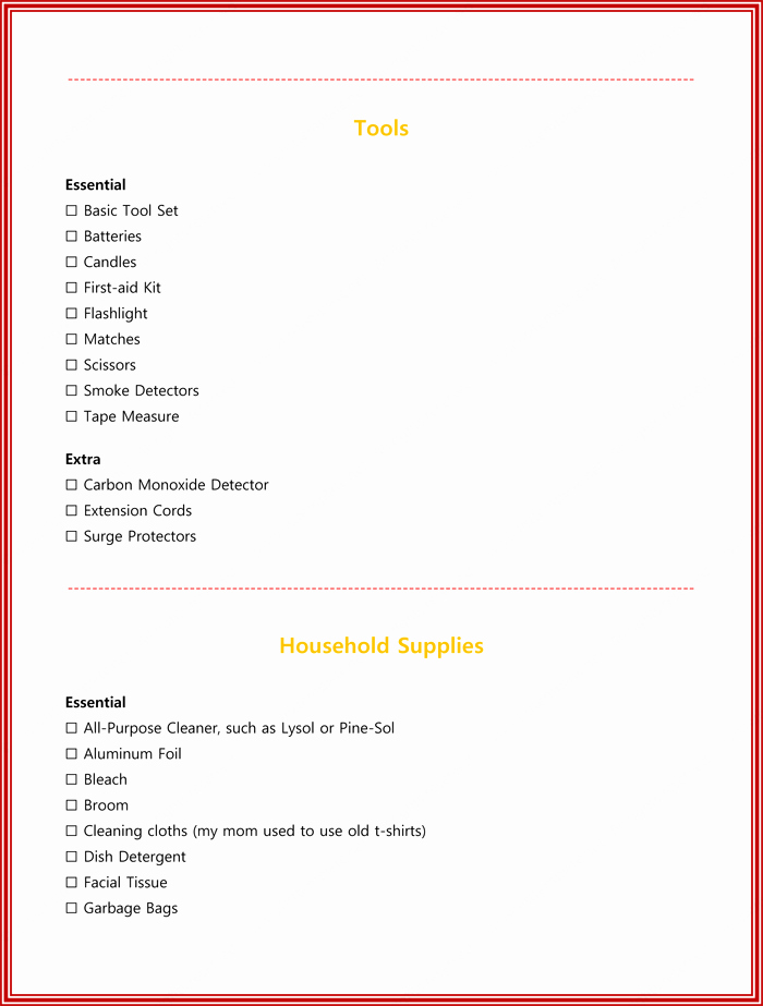 Apartment Maintenance Checklist Template