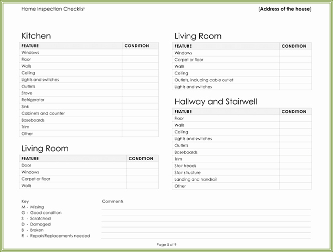 Apartment Maintenance Checklist Template Inspirational Apartment Maintenance Checklist forms Nice Apartement