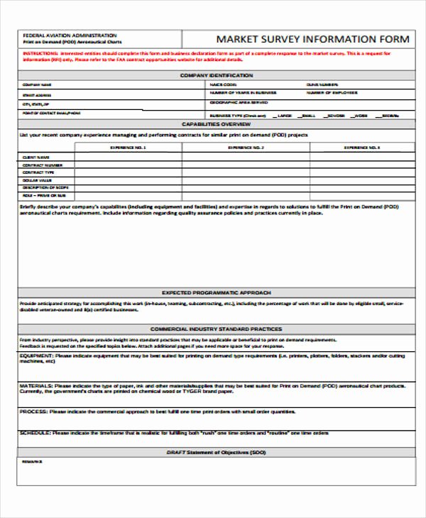 Apartment Market Survey form Beautiful 45 Examples Of Survey forms