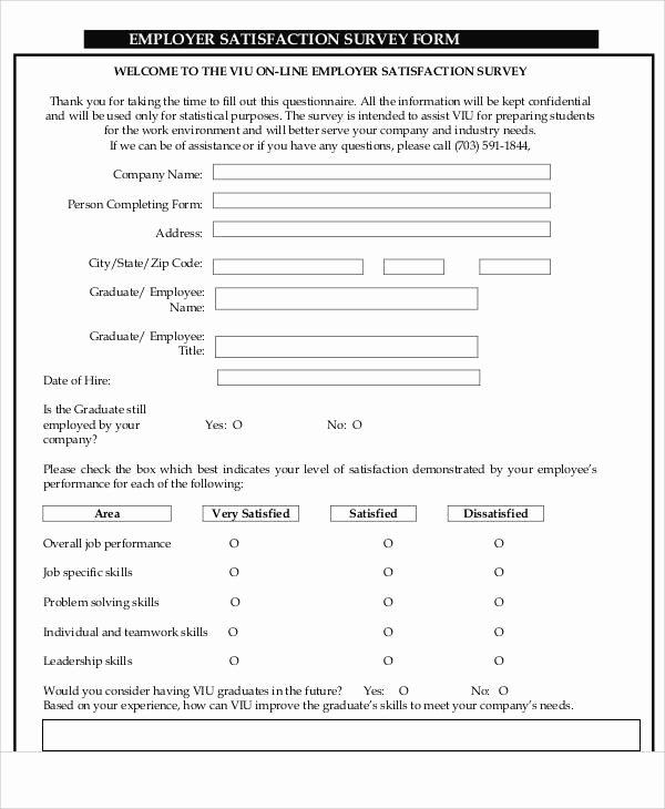 Apartment Market Survey form Best Of 60 Sample Survey forms Word Pdf