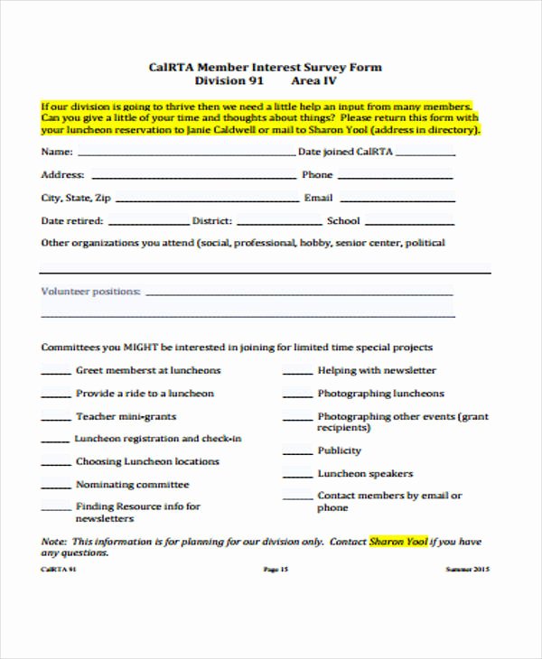 Apartment Market Survey Template Best Of 45 Examples Of Survey forms