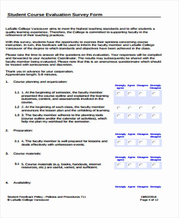 Apartment Market Survey Template Unique 45 Examples Of Survey forms