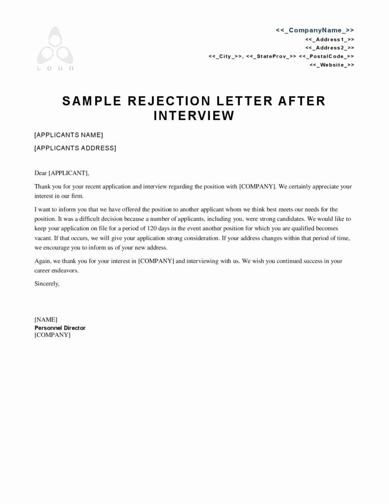 Application Rejection Letter Fresh 3 Reasons Employment Rejection Letters Matter