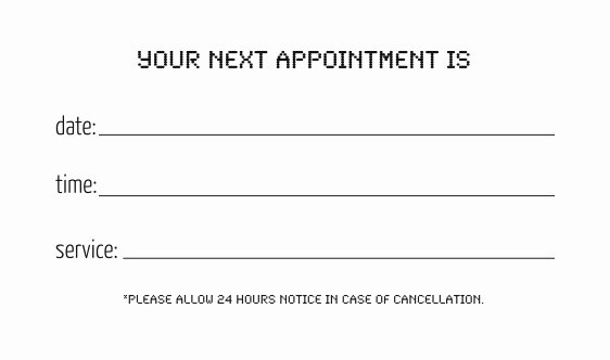 Appointment Reminder Template Word Lovely Brandi Valenza