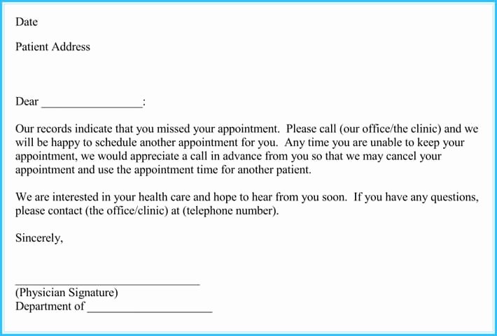 Appointment Reminder Template Word Unique Doctor Appointment Letter 10 Sample Letters &amp; formats