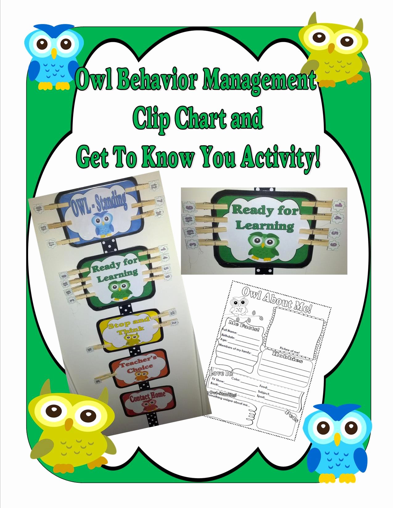 Appropriate Classroom Behavior Essay Awesome Owl themed Behavior Management Clip Chart Teaching Heart