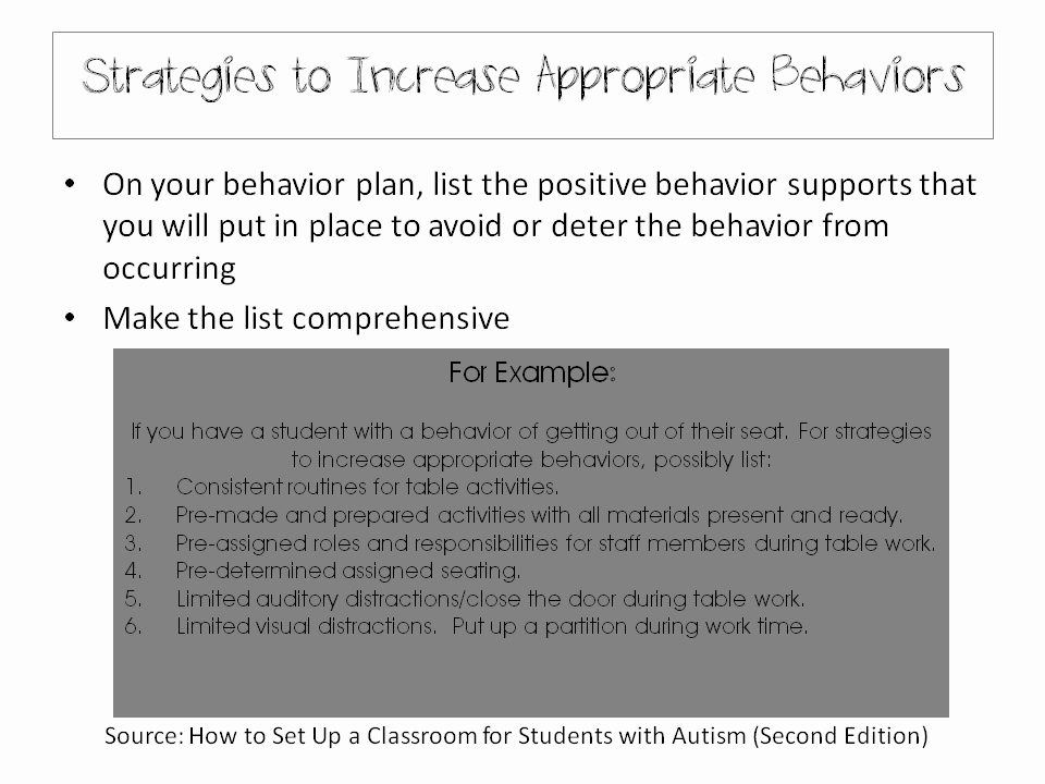 Appropriate Classroom Behavior Essay Unique Autism Classroom August 2014