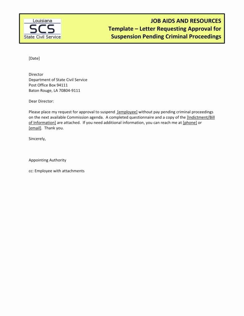 Approval Letter Example Lovely 9 Request for Approval Letter Templates Pdf