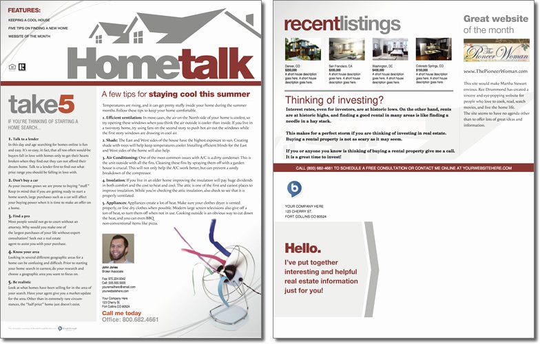 April Newsletter Template Elegant Hometalk Newsletter Template issue 1