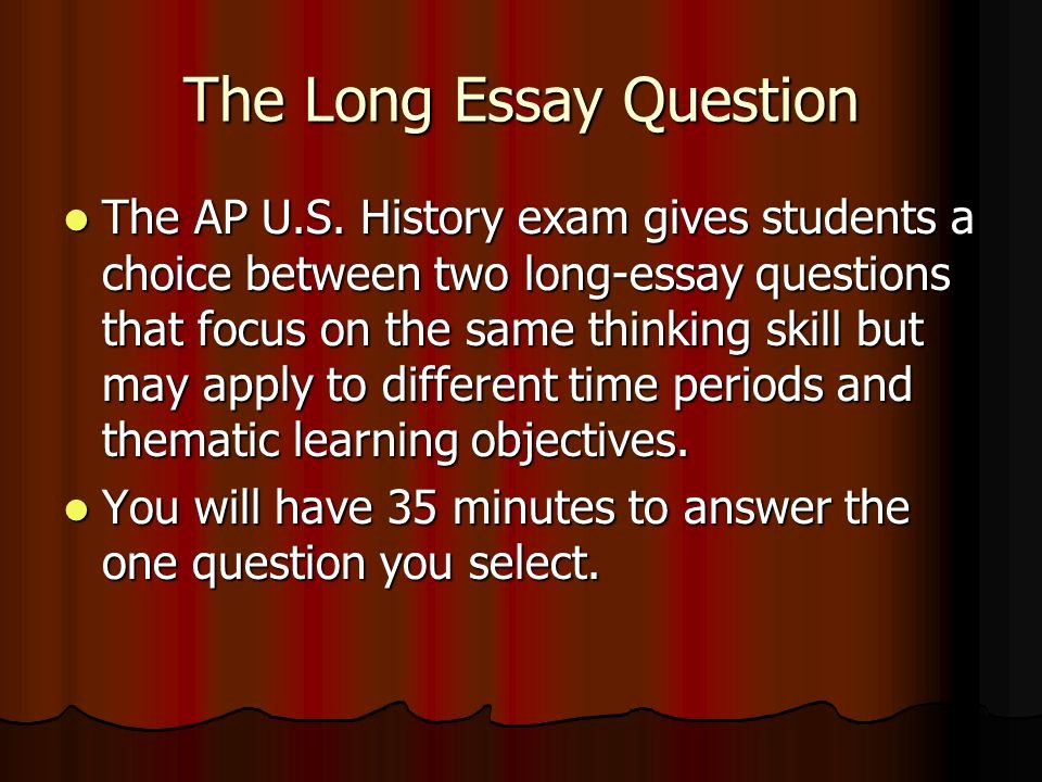 Apush Long Essay Examples 2015 Elegant How to Write An Apush thesis Statement &amp; How to Tackle the