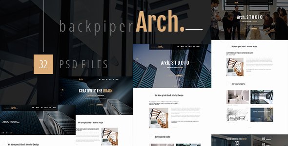 Architecture Portfolio Design Templates Fresh Backpiperarch Architecture Interior Portfolio Psd