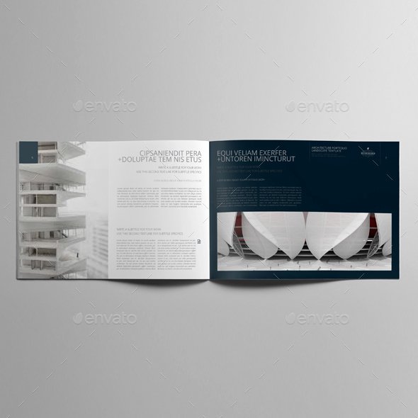 Architecture Portfolio Design Templates Lovely Architecture Portfolio Landscape Template by Keboto