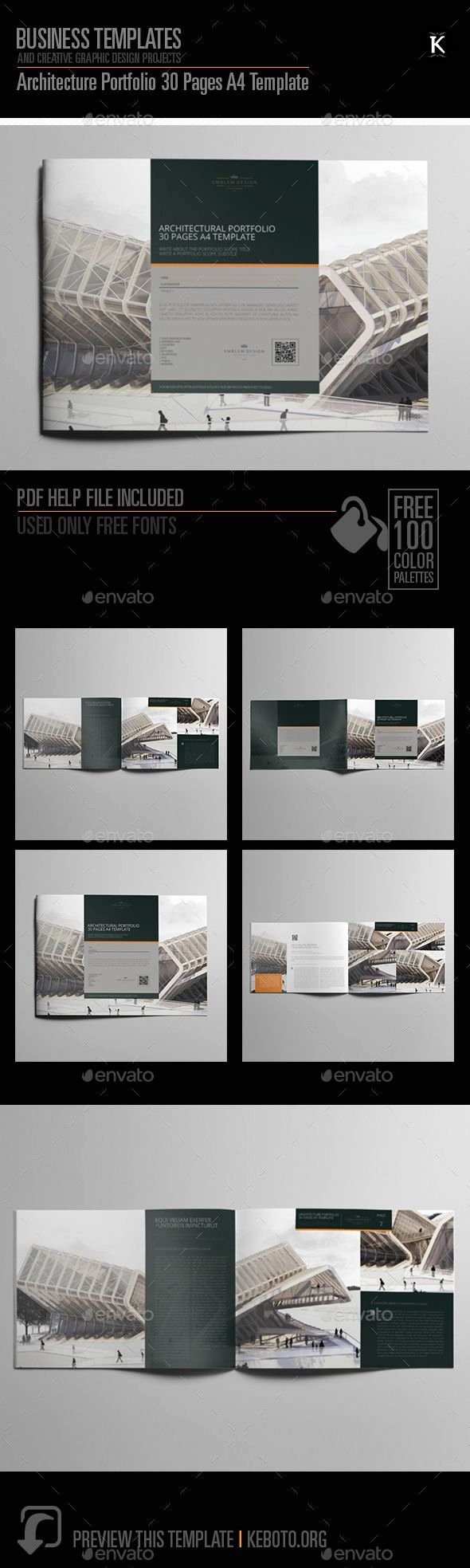 Architecture Portfolio Template Indesign Elegant Architecture Portfolio Brochure Template Indesign Indd 30