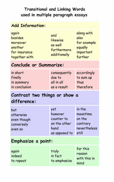 argumentative essay vocabulary pdf