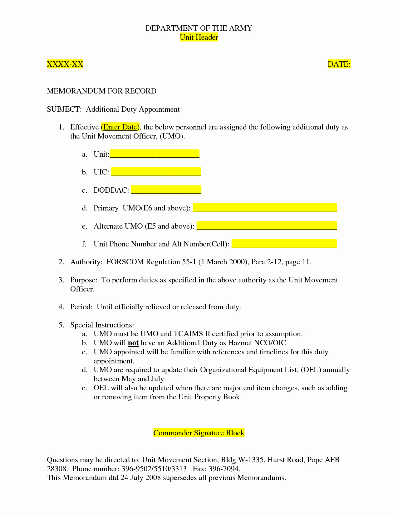 Army Memorandum for Record Template Awesome Army Memorandum Template