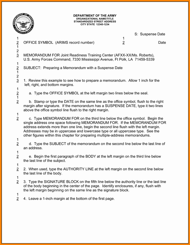 Army Memorandum for Record Template Fresh 17 Memorandum for Record Template Steamtraaleren Borgenes