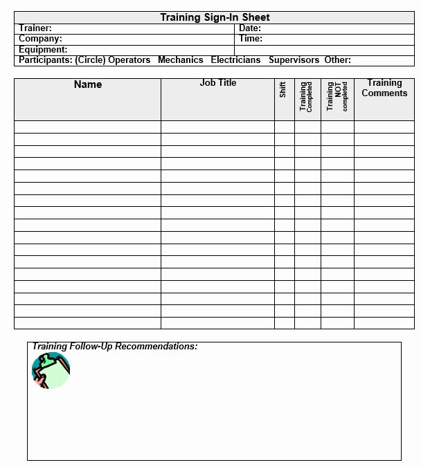 Army Training Outline Template New 10 Free Sample Army Training Sign In Sheet Templates