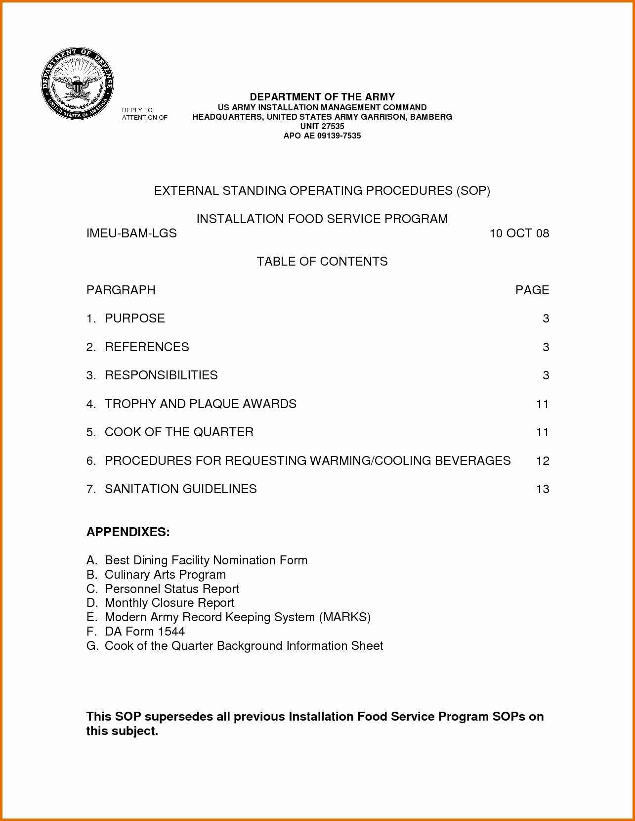 Army Training Schedule form Lovely Army Safety sop Template Templates Resume Examples