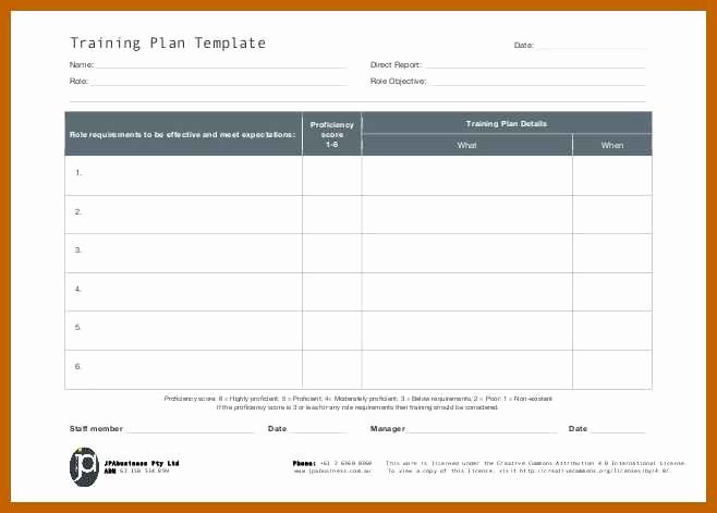 Army Training Schedule Template Luxury 12 13 Training Plan Template