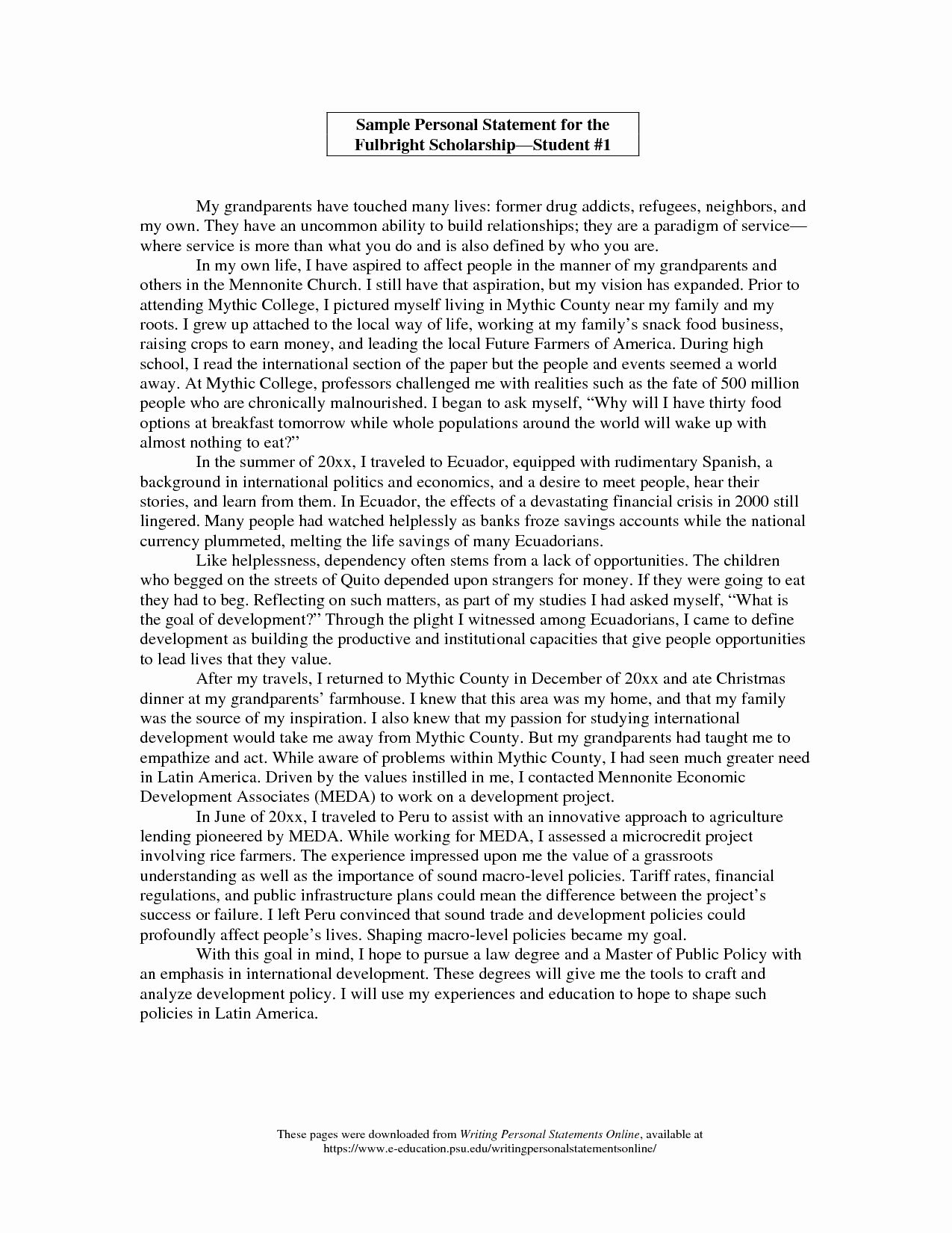 Art Institute Essay Example Awesome Personal Statement Scholarship Letter the John Marshall