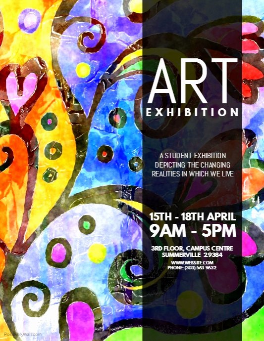 Art Show Invitation Template Beautiful Copy Of Art Exhibition Flyer