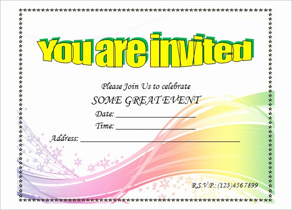 Art Show Invitation Template Inspirational Birthday Invitation Template – 48 Free Word Pdf Psd