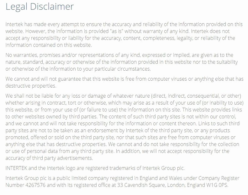 Artist Terms Of Service Template Lovely Sample Disclaimer Template Termsfeed
