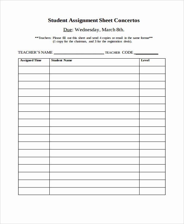 Assignment Sheet Template Beautiful 42 Free Sheet Templates Pdf Psd Ai Word