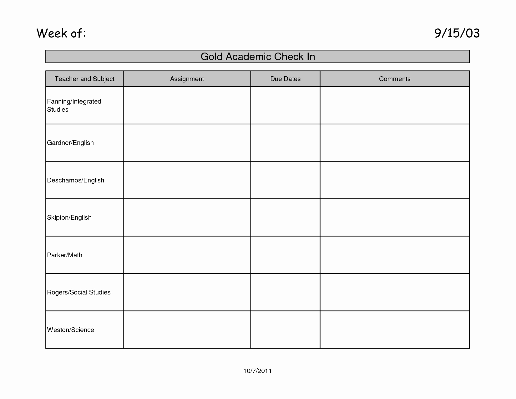 Assignment Sheet Template Lovely Homework Booklet Template