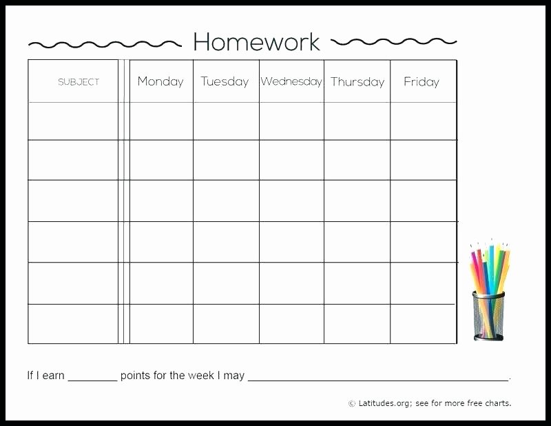 Assignment Sheet Template Unique 13 Free Homework assignment Sheet Template