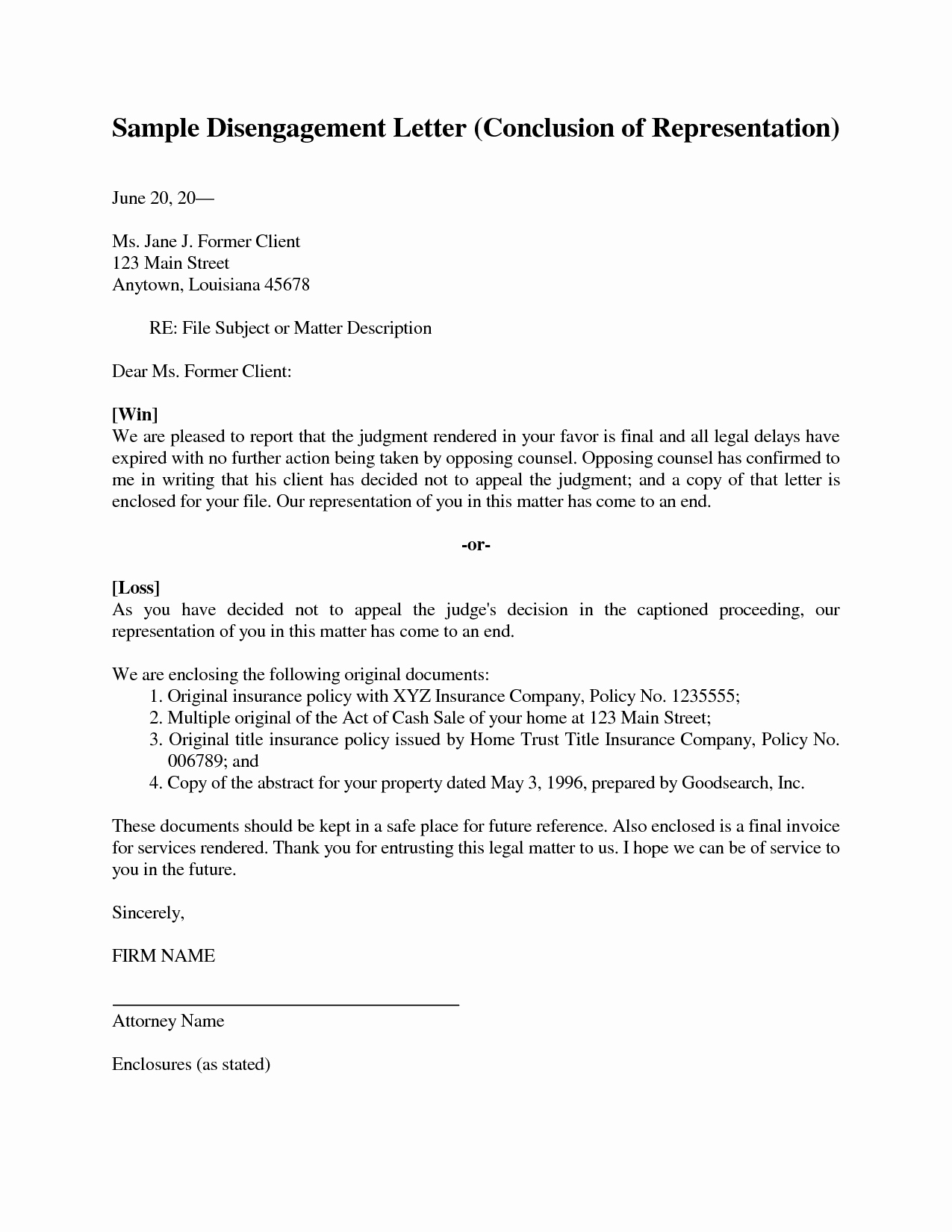 Attorney Client Letter Template Unique Sample Legal Representation Letter by Mlp Sample