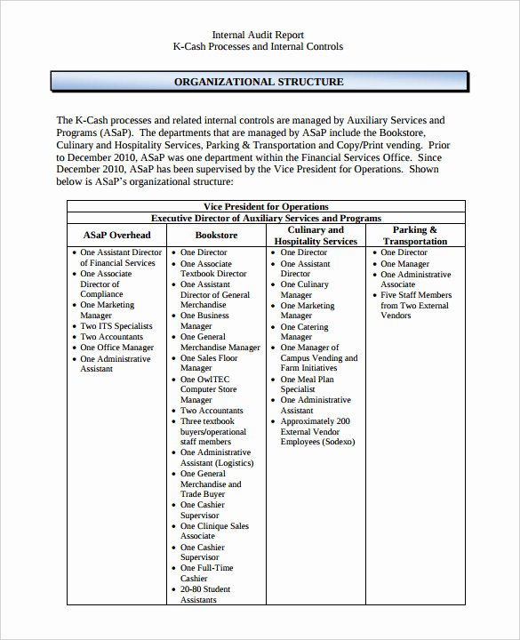 Audit Agenda Template Fresh 20 Internal Audit Report Templates Pdf Google Docs