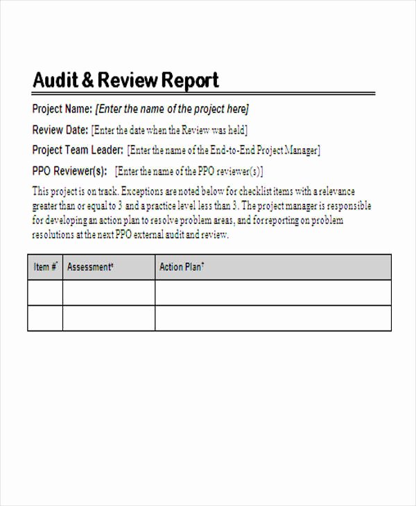 Audit Summary Template Lovely 76 Report Samples In Docs