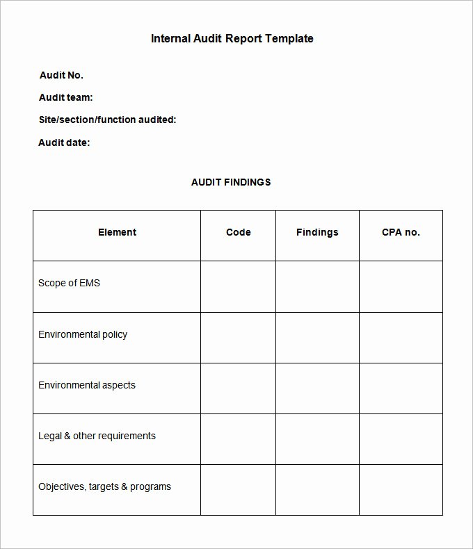 Audit Template Excel Awesome 38 Brilliant Template Samples for Audits Thogati