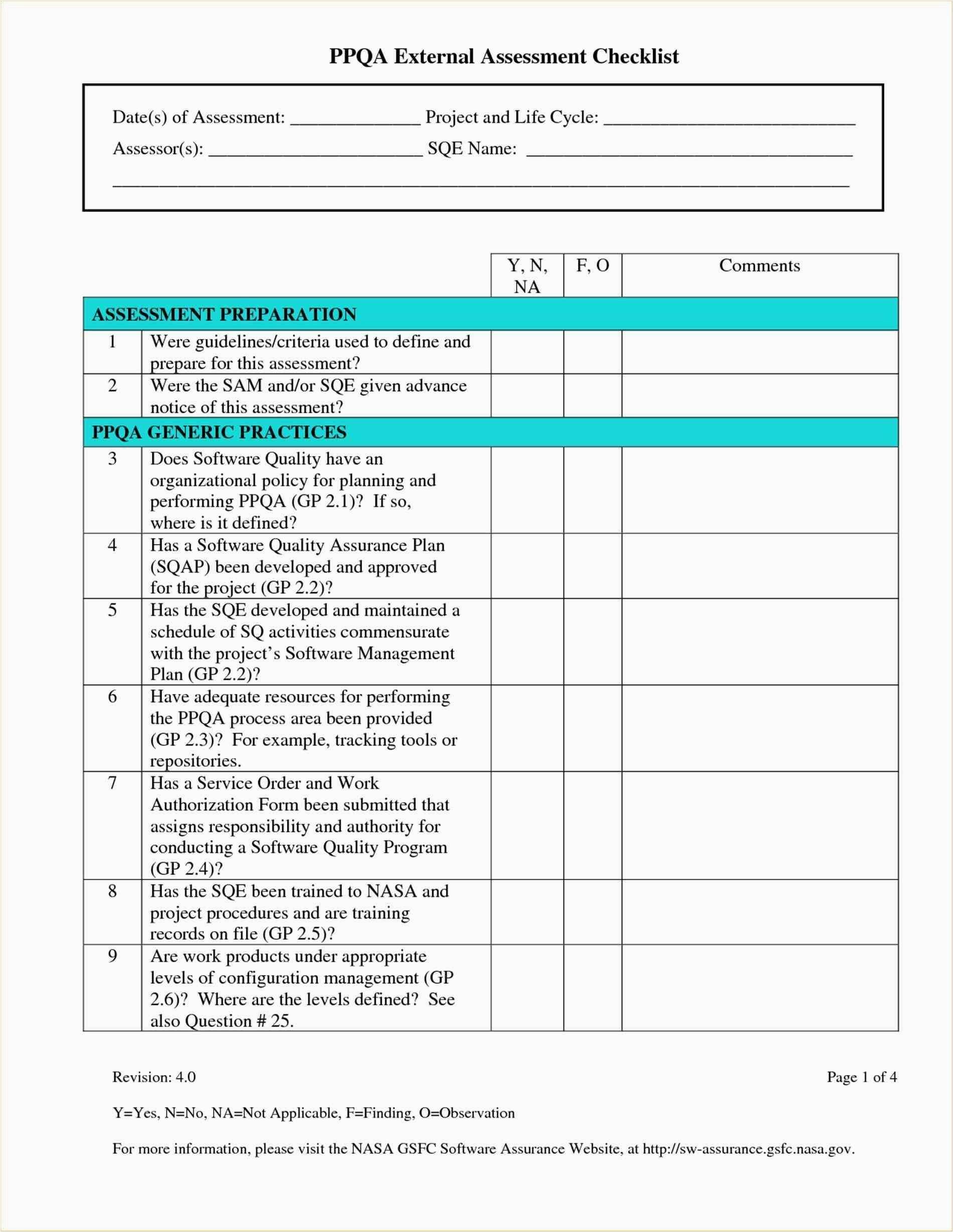 Audit Template Excel Fresh Project Management Checklist Template Excel Ozil Almanoof