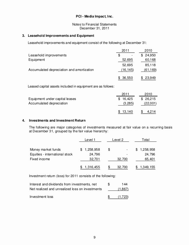 Audited Financial Statements Sample Beautiful Audited Financial Statements