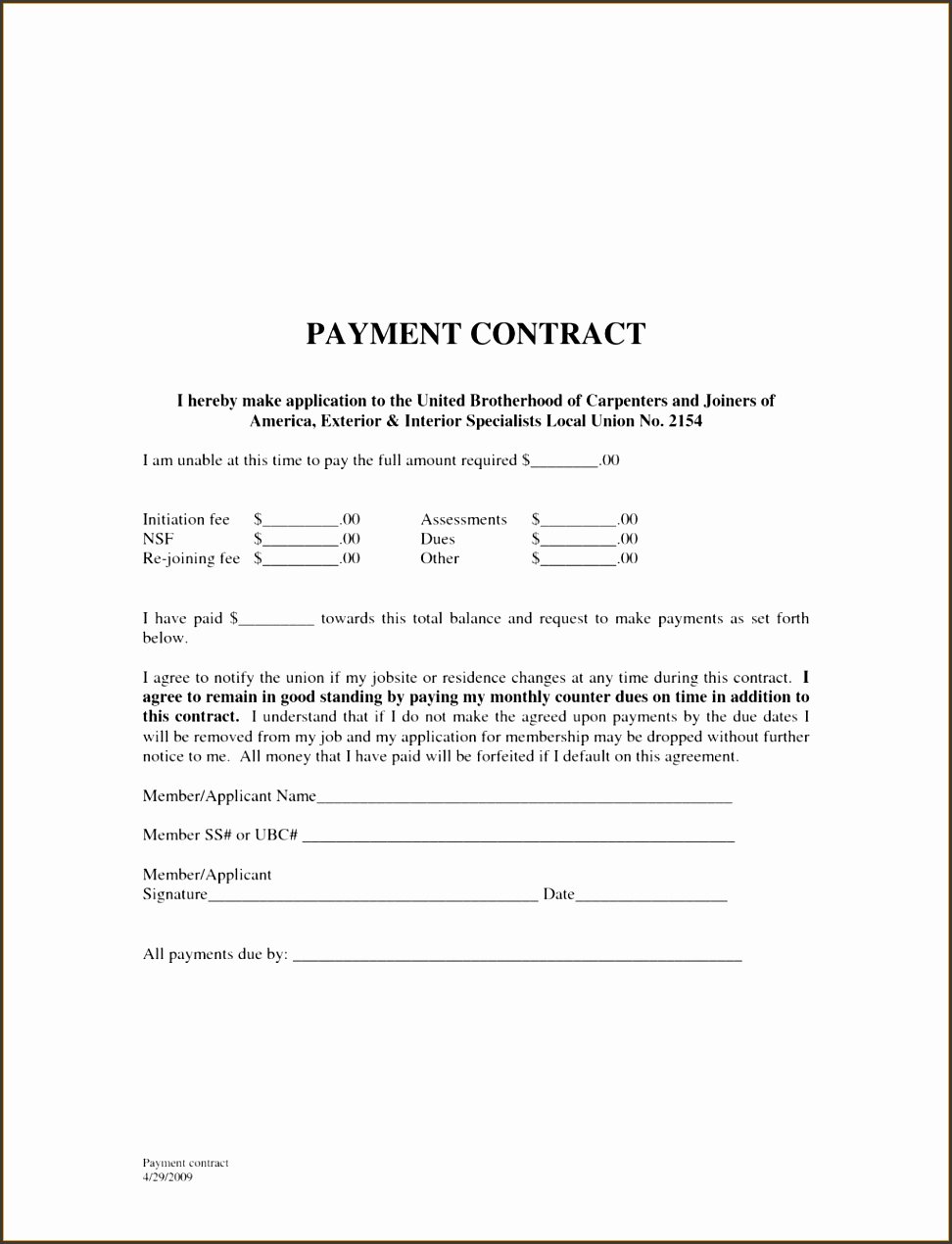 Auto Accident Settlement Agreement Sample Beautiful 9 Payment Agreement Template Sampletemplatess