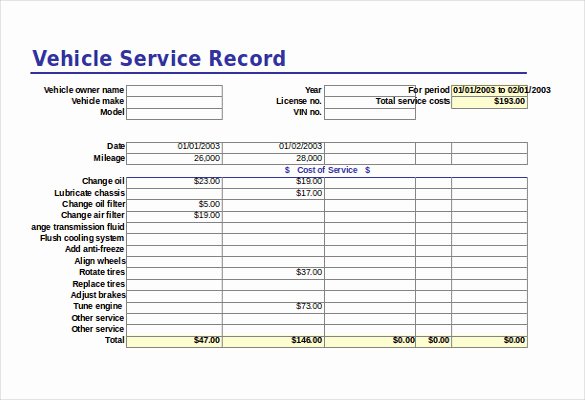 Auto Repair Checklist Template Beautiful Free Excel Template – 27 Free Excel Documents Download