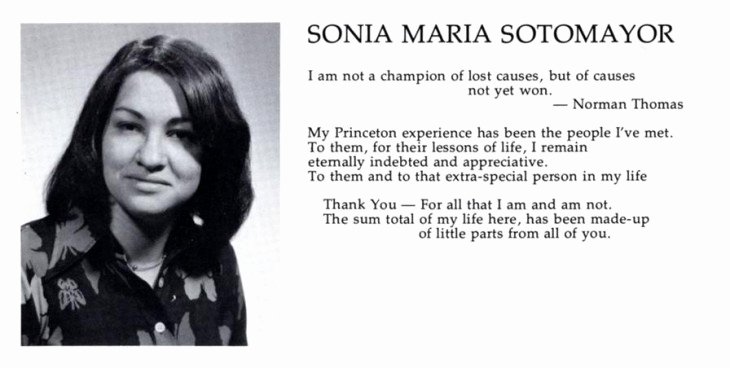 Autobiography for Graduate School Awesome sonia sotomayor