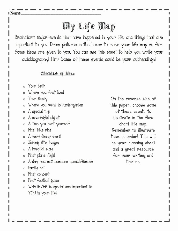 Autobiography Template for Elementary Students Fresh 15 Best Ideas About Autobiography Project On Pinterest