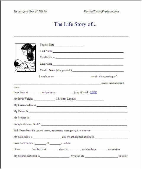 Autobiography Template for Elementary Students Inspirational Sample Autobiography and Example Of Autobiography