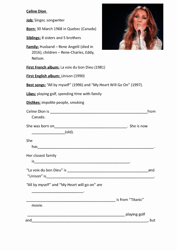 Autobiography Template for Elementary Students New 730 Free Writing Worksheets